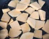 A picture of step 2 of Braised swede - can be vegan.