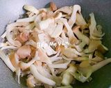 Hình bước làm 1 của món Cháo Hàu Nấu Nấm