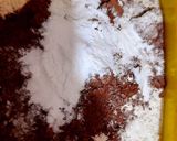 A picture of step 3 of Fudge brownies.