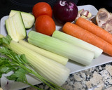 Foto del paso 2 de la receta: Crema de hongos con frutos secos