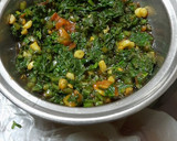 પાલક ની ભાજી (palak bhaji recipie in Gujarati) રેસીપી સ્ટેપ3ફોટો