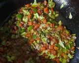 A picture of step 12 of Veg Manchurian Fried Rice.
