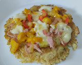 Foto del paso 10 de la receta: Torticas de coliflor a la pizza🧀🍕🍍🥓🌶️