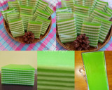Foto langkah ke 8 dari resep Kue Lapis Sagu Pandan.