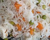तिरंगा पुलाव (Tiranga pulao recipe in hindi) रेसिपी चरण 3 फोटो