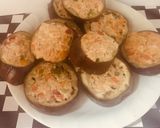 Foto del paso 2 de la receta: Salmón al horno y  berenjenas rellenas con Pechuga de pollo molido !
