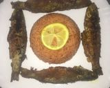 صورة لخطوة 5 من وصفة سمك زوري مع رز أحمر 🍱