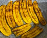 A picture of step 10 of Pastelon aka plantain lasagna.