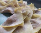 A picture of step 2 of Beef and shrimps wanton dumplings.