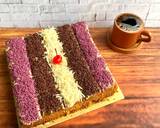 Cara Membuat Cake Potong Kopi Taro Coklat Keju 4