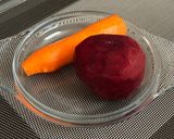 A picture of step 2 of Beetroot Carrot Tikki.