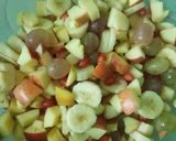 A picture of step 3 of Fresh fruits and dry fruits chat.