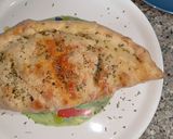 Foto del paso 16 de la receta: Calzone relleno de tomates y jamón dulce