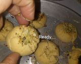A picture of step 4 of Nankhatai cookies.