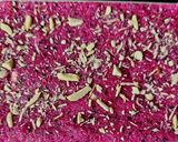 A picture of step 4 of Red Dragon Fruit Coconut Burfi.