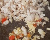 A picture of step 4 of Minced Chicken with Thai Basil.