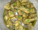 A picture of step 7 of Green Chicken Karahi.