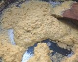 A picture of step 3 of Besan Laddu.