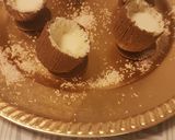 Une image de l'étape 4 de Noix de coco à base de chocolat et lait concentré.