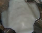 A picture of step 2 of Oreo shake.