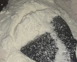 A picture of step 2 of Coconut burfi.