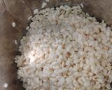 A picture of step 1 of Dahi Bhalla.