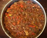 A picture of step 5 of California Farm Lamb Blue Cheese Moussaka.
