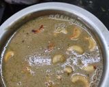 A picture of step 1 of Moong dal jaggery payesh meetha Aloo.