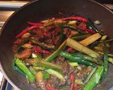Foto langkah ke 2 dari resep Oseng daging cabe ijo.