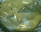 A picture of step 6 of Palak paneer.