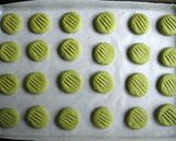 A picture of step 3 of Matcha Melting Moments.