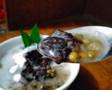 Foto langkah ke 7 dari resep Bubur ketan hitam dan kacang hijau hemat gas 5-30-7.