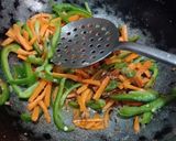 A picture of step 3 of Mac & veggie Rice.
