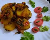 A picture of step 5 of Aloo Methi.