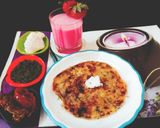A picture of step 5 of Aloo parantha.