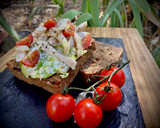 Foto del paso 3 de la receta: 4 tostas deliciosas para desayuno merienda o cena