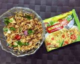 A picture of step 5 of Wai wai chaat.