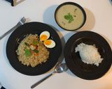 รูปขั้นตอนการทำที่ 5 ของ ข้าวผัดเขียวหวานไก่