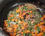 A picture of step 4 of Blue Veg Pulao.