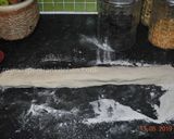 A picture of step 6 of Stuffed Flat Naan Bread (Kelane/Bolani)نان کلانه.