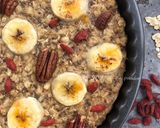 Foto del paso 2 de la receta Porridge cake de avena y plátano