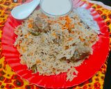 A picture of step 10 of Mutton Yakhni Pulao.
