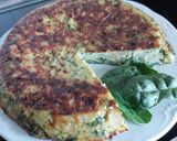 Pas rețetă Tortilla de cartofi și spanac! 5 fotografie