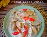 Gambar langkah 3 resipi Retak Seribu Masak Lemak Putih.
