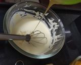 A picture of step 2 of Eggless mango mousse without gelatin/agar-agar.