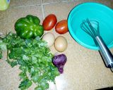 A picture of step 1 of Omelette #newauthor.