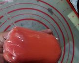 Foto langkah ke 7 dari resep Mille Crepes Gulung Merah Putih 🍓🇮🇩.