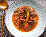 Foto del paso 12 de la receta: Alubias pintas con acelgas, chorizo y panceta