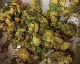 A picture of step 3 of Tacos with peas.