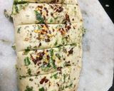 A picture of step 4 of Stuffed cheesy garlic bread.